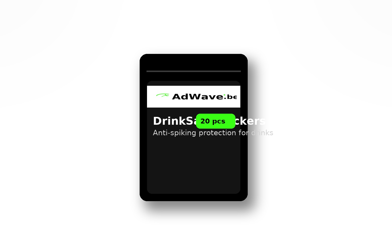 DrinkSafe Stickers Pack of 20